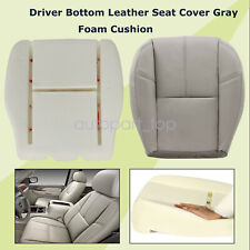 For 2007-14 Chevy Silverado 1500 2500 HD Driver Seat Cover & Foam Cushion Gray picture