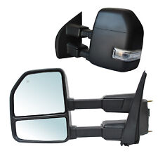 Towing Mirrors For 2017-2020 Ford F-250 Super Duty Power Heated LED Signal LH RH picture