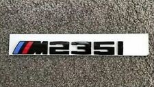 Gloss Black BM M235i Trunk Tailgate Sticker Badge Emblem For BM M235i F22 F44. picture