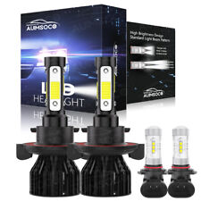 For Dodge Durango 2007-2009 LED Headlight High/Low Beam + Fog Light Bulbs 4X picture