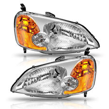 Headlight Set For 2001 2002 2003 Honda Civic Coupe Left and Right 2Pc picture