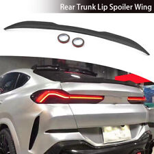 For BMW X6 G06 X6M M Sport 2020-2023 22 Carbon Fiber Rear Trunk Lip Spoiler Wing picture