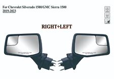 Pair Right+Left Side Mirror Power Heated for 2019 to 2024 Chevrolet Silverado picture