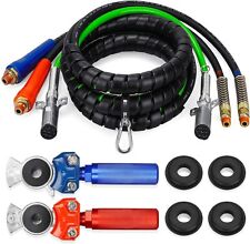 15ft 3 in 1 ABS & Air Hose Wrap 7 Way Electrical Cable for Semi Truck Trailer  picture