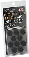 Project Kics M12 Monolith Cap - BLACK (Only Works For M12 Monolith Lugs) - 20 Pc picture