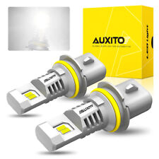 2X 9007 LED Headlight High Low Beam Bulbs 60W 6500K Super White Bright AUXITO E picture