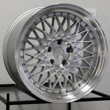 One 18x9.5 Aodhan AH05 AH5 5x114.3 35 Silver Machined Wheel Rim 73.1 picture