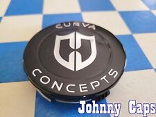 CURVA CONCEPTS Wheels # 5309 . Custom GLOSS BLACK Center Cap  [68]  (QTY. 1) picture