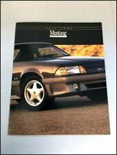 1992 Ford Mustang and GT 16-page Car Sales Brochure Catalog - Convertible picture