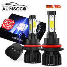 4-Sides 9007/HB5 LED Headlight Lights Bulbs Kit High Low Beam Super Bright White picture