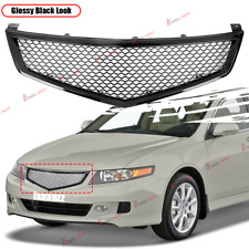 For Acura TSX 2006-2008 2007 Glossy Black Front Bumper Grille Upper Grill picture