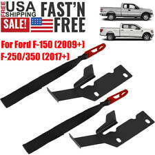 2-Sets Rear Seat Quick Latch Release Kit Black Strap Fit For Ford F150 F250 F350 picture