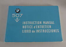 Operating/Manual BMW 507 8-Zylinder Coupé/Cabriolet Original By 5/1957 picture