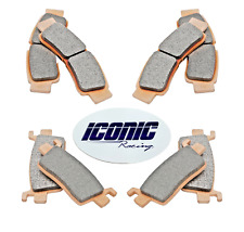 Iconic Racing Sintered Front & Rear Brake Pads for Kawasaki Teryx KRX 1000 KRX4 picture