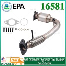 For 2010-14 Chevy Equinox GMC Terrain 2.4L Catalytic Converter Exhaust Flex Pipe picture
