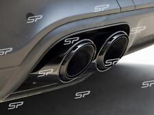 3-Layer Sporty Exhaust Tips Tailpipes For 2019-2024 Porsche Cayenne Base Gas picture