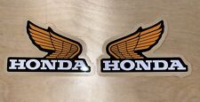 Honda Wing Logo Tank Window Sticker Decal 21mil weather proof laminated Gloss picture