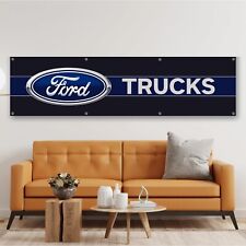 Ford Trucks 2x8 ft Flag Banner Car Racing Show GT Shelby Cobra Sign picture