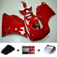 Fairing Kit Bodywork Injection ABS fit For Ducati 996 748 1996-2002 Red USA picture