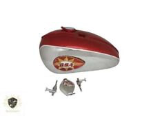 BSA A65 2 Gallon Red & Chrome Fuel Tank + Cap + Taps  |Fit For picture