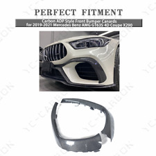 Carbon Front Bumper Canards for 2019-2021 Mercedes Benz AMG GT63S 4D Coupe X290 picture