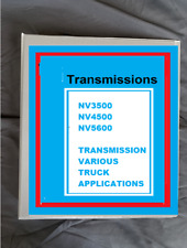 NV3500 NV4500 NV5600 Transmission SERVICE repair overhaul rebuild manual printed picture