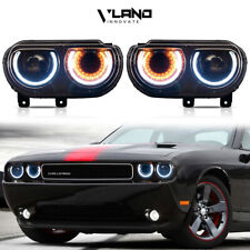 For Dodge Challenger 2008-2014 Vland LED Headlights Front Lamp Projector  picture