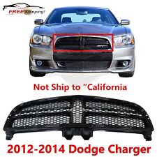 Front Bumper Upper Grille For 2012-2014 Dodge Charger Textured Black CH1200364 picture