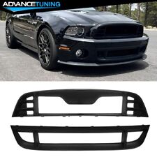 Fits 10-14 Ford Mustang GT500 OE Factory Style Front Bumper Upper Lower Grille picture