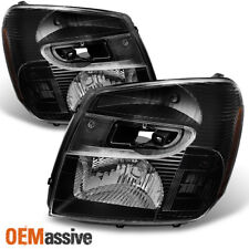 Fit 05-09 Chevy Equinox Black Headlights Headlamps Lights L+R  2005-2009 picture
