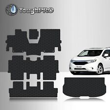 ToughPRO Floor Mats Full Set Black For Nissan Quest All Weather 2011-2015 picture
