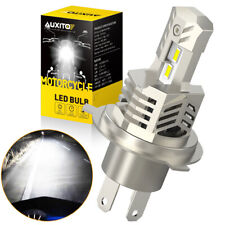 Motorcycle Headlight H4 COB LED Bulb HID White 360 Hi/Low Beam 6000K High Power picture