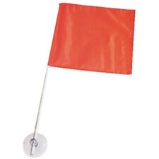 24 x 24 Inch Orange Nylon Watersports Safety Flag with Suction Cup for Boats picture