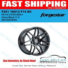 Forgestar F251 19X13 F14 DC 6X114.3 ET62 BS9.4 Gloss Black 71.5 picture
