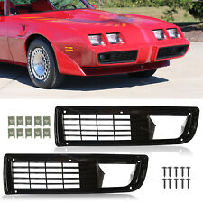 For 1979-1981 Pontiac Firebird Trans Am Front Bumper Grille Left & Right Black picture
