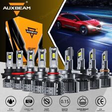 AUXBEAM Canbus Hi-Lo Beam LED Bulbs Kit H4 H7 H11 H13 9012 9005 9006 9007 White picture
