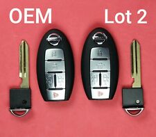 CWTWB1U818 - Lot 2 OEM 2011 - 2017 Nissan Quest Smart Key Prox 5B Power Doors picture