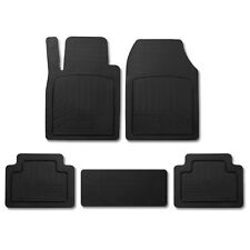 Trimmable Floor Mats Liner Waterproof for Nissan Versa Rubber Black 5Pcs picture