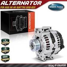 Alternator for Audi A6 A6 Quattro 2010-2011 180 A 12 V CW 6-Groove Clutch Pulley picture