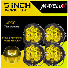 4pcs 5inch Car LED Work Light Pods Spot Flood Combo Offroad SUV Driving Fog Lamp picture