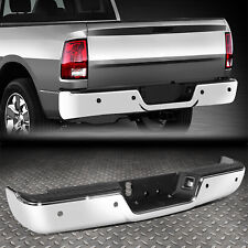 FOR 09-19 RAM 1500 2500 3500 CHROME STEEL REAR BUMPER ASSEMBLY W/SENSOR HOLES picture