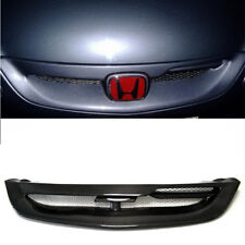 For Honda 04-05 EP Civic HatchBack Mug-Style Carbon Front Grille mesh cover picture