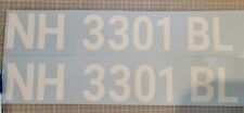 Custom Boat Registration Numbers Letters Decal 3