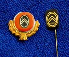 Pair of Citroen Lapel Pins Accessory Badge Logo France French Emblem  picture