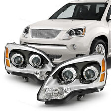 For 07-12 GMC Acadia Halogen Headlights Headlamps Left+Right Set Replacement picture