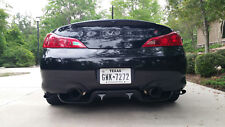 For 350z Z33 Infiniti G35 Coupe TS Style JDM Carbon Rear Diffuser Blade Fins Kit picture