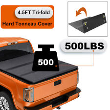 4.5FT FRP Hard Tri-Fold for 2022-2023 Ford Maverick Tonneau Cover Truck Bed* picture