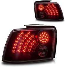 For 1999-2004 Ford Mustang Smoked Tail Lights Rear Brake Lamps Pair Left+Right picture