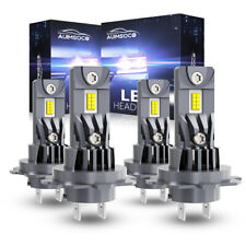 4Pcs H7 LED Headlight Bulb Kit High Low Beam Super Bright 6500K White 80000LM picture