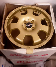 New Sparco Rally Gravel RSG Gold Wheels 16x7J +45 4x100 Set of 4 Vintage Sparco picture
